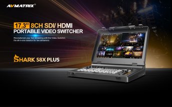 AVMATRIX Shark S8X Plus 8-Kanal Videomischer – SHARK% 20 S 8 X% PLUS AVMATRIX Shark S8X Plus 8-Kanal Videomischer – SHARK% 20 S 8 X% PLUS