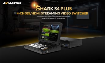 AVMatrix Shark S4 Plus – Videomischer Full-HD 10,1" – SHARK S 4 Plus