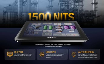 Lilliput TK1019C – 10,1" Industrie-Monitor – TK 1019 10 . 1 Inch 1500 Nits Touch Screen Monitor 2