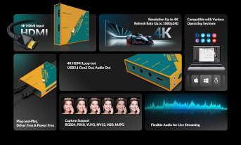 AVMatrix UC1218-4K HDMI-zu-USB-Capture-Box - Produktbild 2