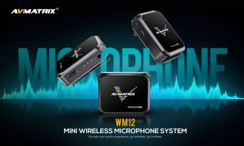 AVMATRIX WM12 DUAL – 2,4-GHz-Wireless-Mikrofon-Set – WM 12 01